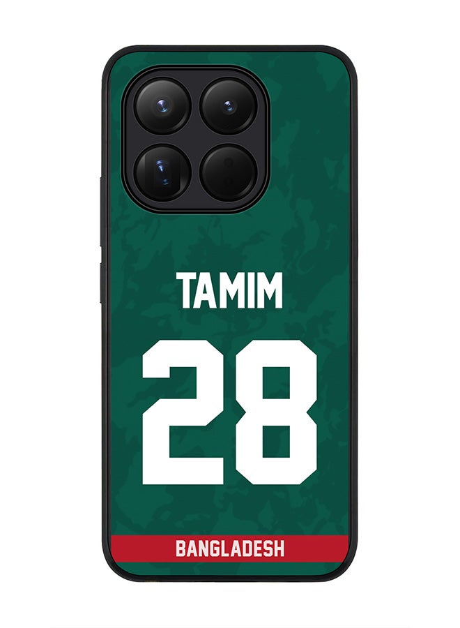For Xiaomi 15T Case,Slim fit Camera Protection, Shockproof Thin Phone cover  - Bangladesh Tamim Iqbal, Jersey No 28